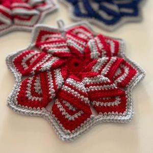 Hand-crocheted Pot Mat / Trivet